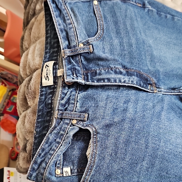 Seven7 Denim - Seven7 Women's Straight Leg Jeans - Blue